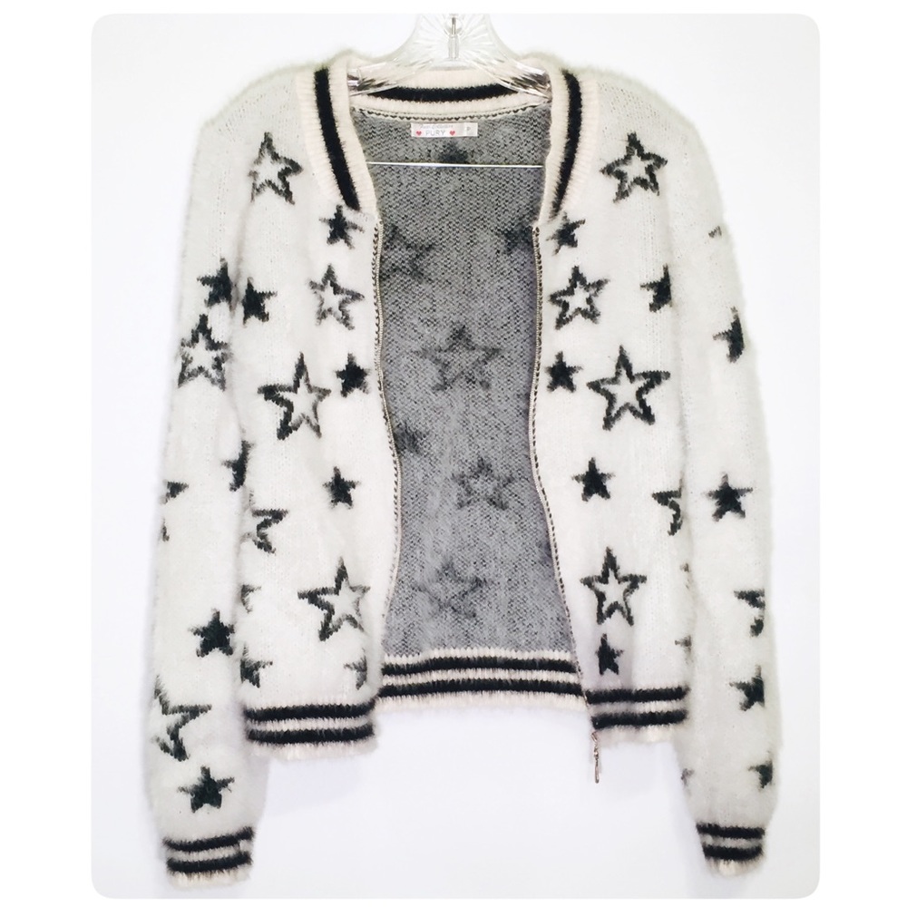 Fuzzy Fluffy White Jacket